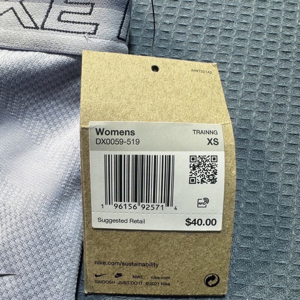 Nike Pro Training Tight Fit High-Rise 3" Shorts Women's Sz XS Purple Brand‎ New - Picture 3 of 8